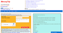 Desktop Screenshot of mercurytrip.com
