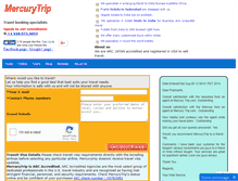 Tablet Screenshot of mercurytrip.com